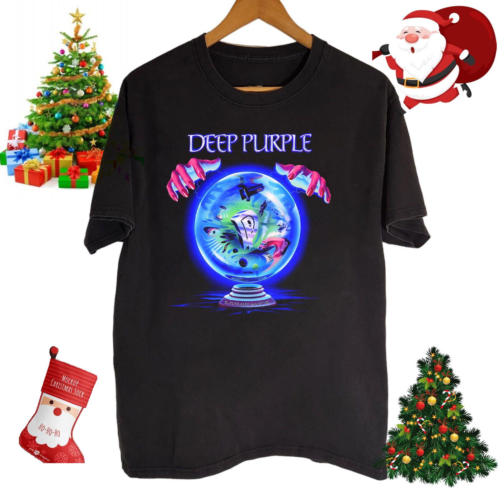 Slaves And Masters- Deep Purple Black Shirt Xmas Gift S-5XL HT779 M