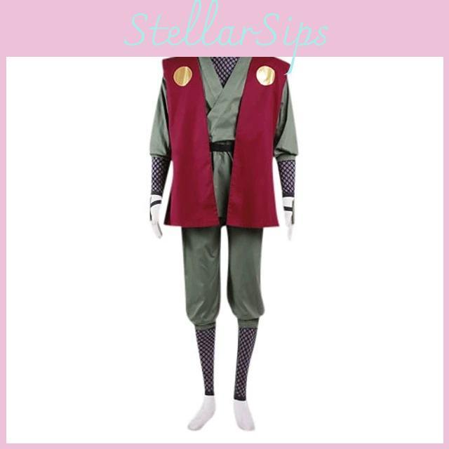 Naruto Jiraiya Anime Cosplay Suit With Traditional Design For Halloween Cosplay Events