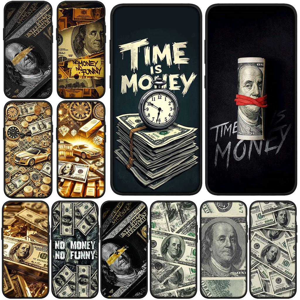 Cover Moneys 100 D-Dollars Wallpaper for Xiaomi Redmi Note 13 A3 14 Pro Plus 9T 14C 13C 13X 9C NFC + Pro+ 5G 4G Phone Case