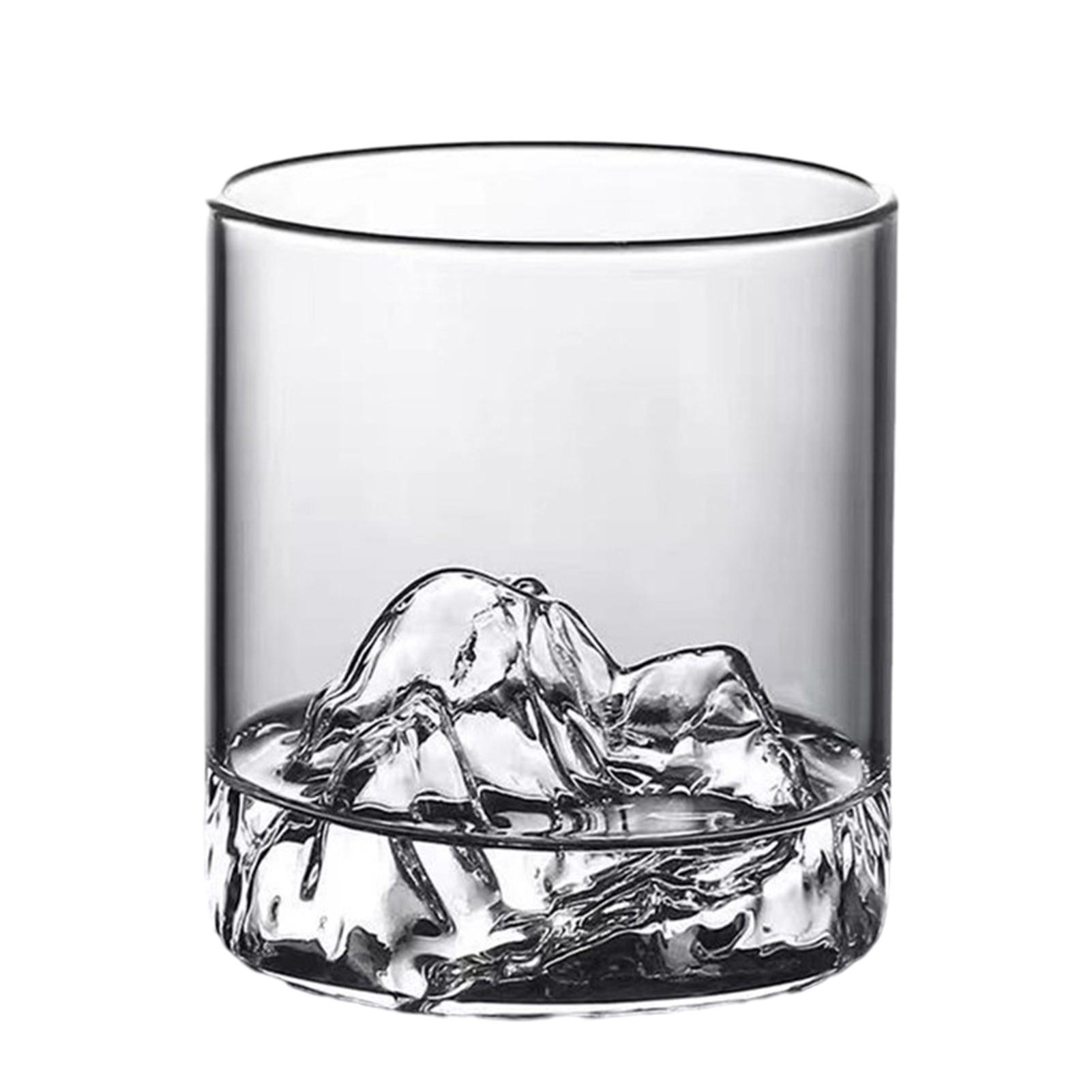 

200/300/350 мл 3D Mountain Whisky Glass, прозрачная многоцелевая пивная чашка для чая и кофе для дома, 3D Landscape Cup для вечеринки в баре As Shown