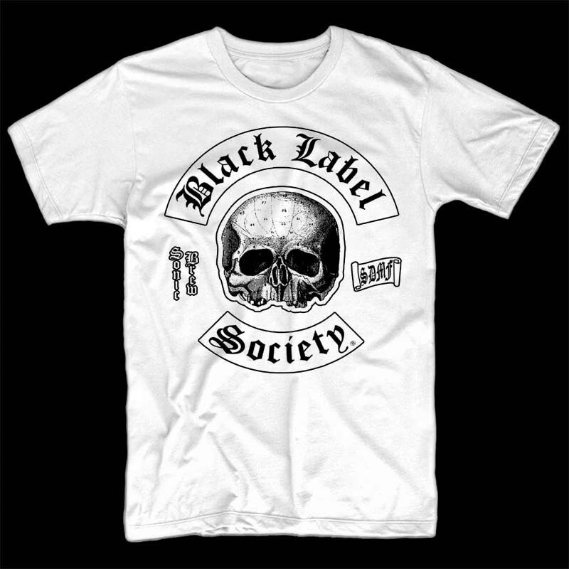 Black Label Society Sonic Brew V1 T shirt BLACK WHITE Zakk Wylde M