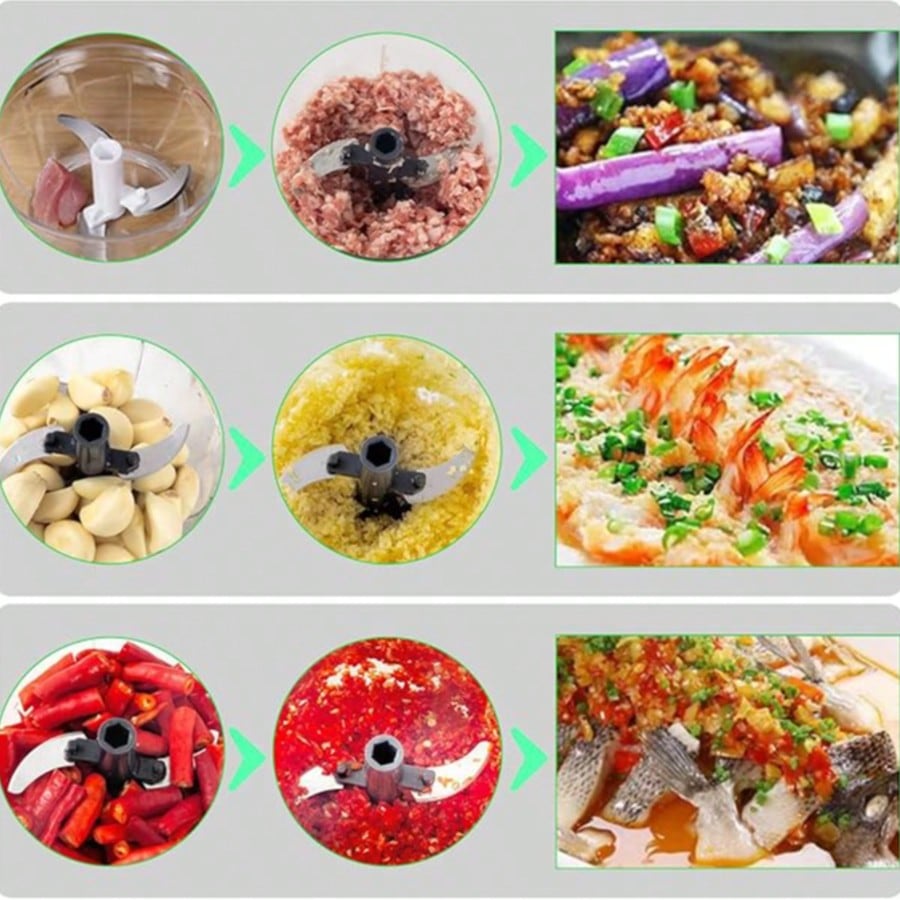 Manual Food Processor Vegetable Chopper,Manual Food Chopper,Hand Pull String Vegetable Chopper,Portable Hand Pull String Garlic Mincer Onion Cutter