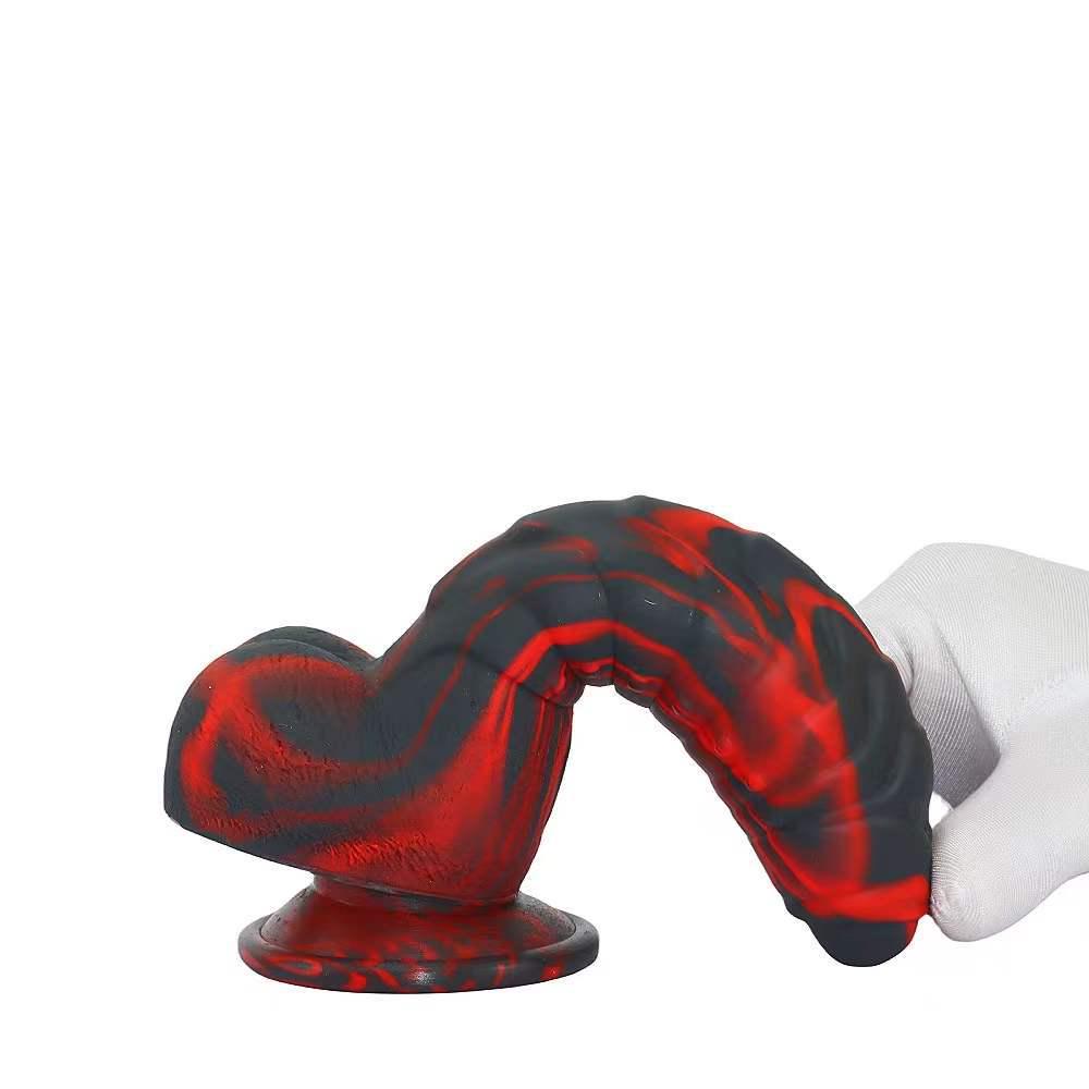 Caterpillar-Textured Silicone Anal Plug Massager for Women