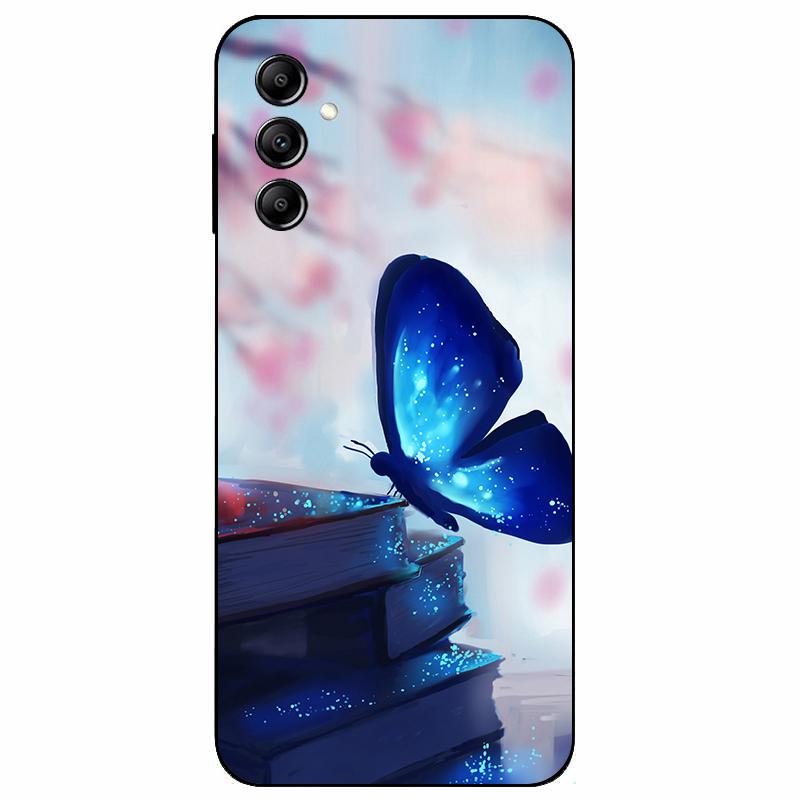 For Samsung A14 4G A 14 M14 5G Case Painted TPU Soft Silicone Black Funda for Samsung Galaxy A14 A145F Bumper GalaxyA14 M 14 Bag
