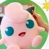 Cute Jigglypuff Plush Toy, Soft Short Fur, Pp Cotton Filling, 30-50cm Height