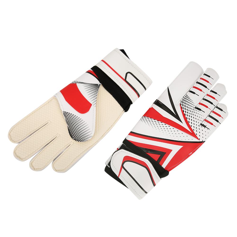

Latex Red Adults Professional Durable Football Soccer Goalkeeper Goalie Gloves Fingers Protector#8(18 19CM)