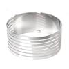 Adjustable Mousse Ring  3D Round Cake Molds Stainless Steel Baking Moulds Kitchen Dessert Cake Decorating Tools