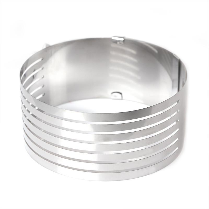 Adjustable Mousse Ring 3D Round Cake Molds Stainless Steel Baking Moulds Kitchen Dessert Cake Decorating Tools