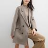 Fanzhen Women's 100% Wool Mid-length Coat