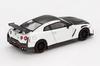 Sunrich MINI GT Nissan Nismo 2024 Brilliant White Pearl Finished Model 1/64 GT-R (Right-Hand Drive) MGT01045-R
