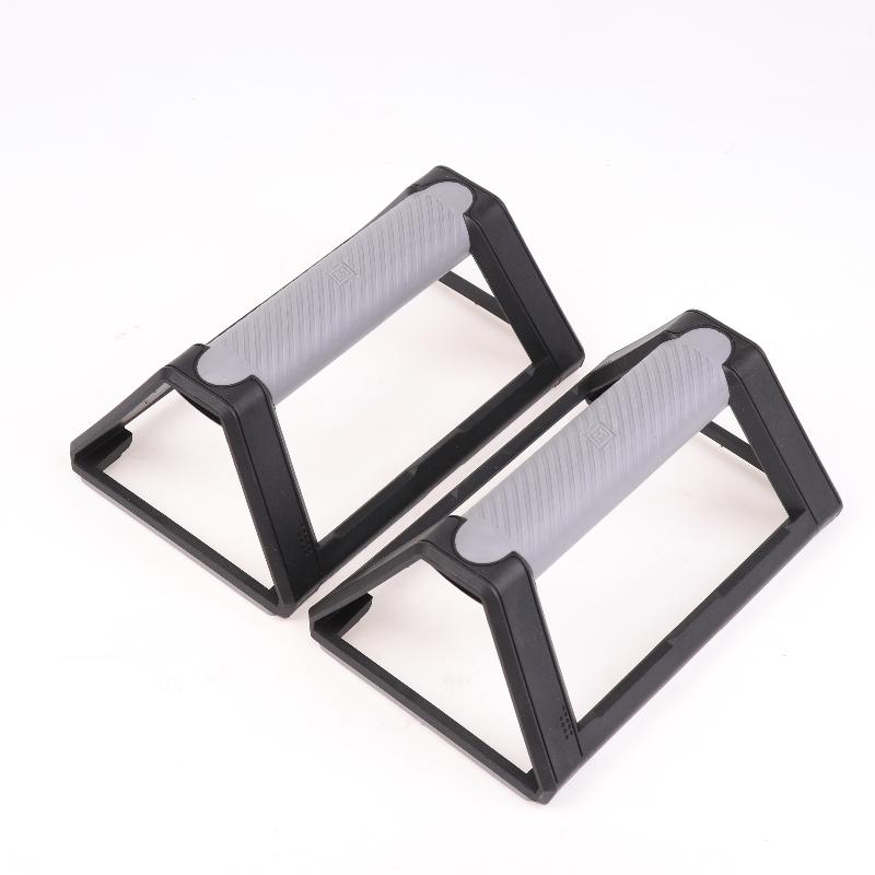 

2 шт. Стойки для отжиманий, оборудование для отжиманий, многофункциональные, удобные, нескользящие ручки для отжиманий для фитнес-тренировок серый