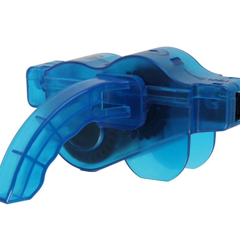 Bicycle Accessories Universal Bike Chain Cleaner Scrubber Tool with Rotating Brushes
