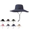 Summer Outdoor Mountaineering Hat Big Brim Travel Fisherman Hat Sun Protection and Sunshade Fishing Hat