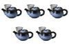 Set of 5 Aurora Pots X 9 X Cm Pots by Setomonohonpo Rope-Style (with Strainer) [18 9.5 (400cc)]