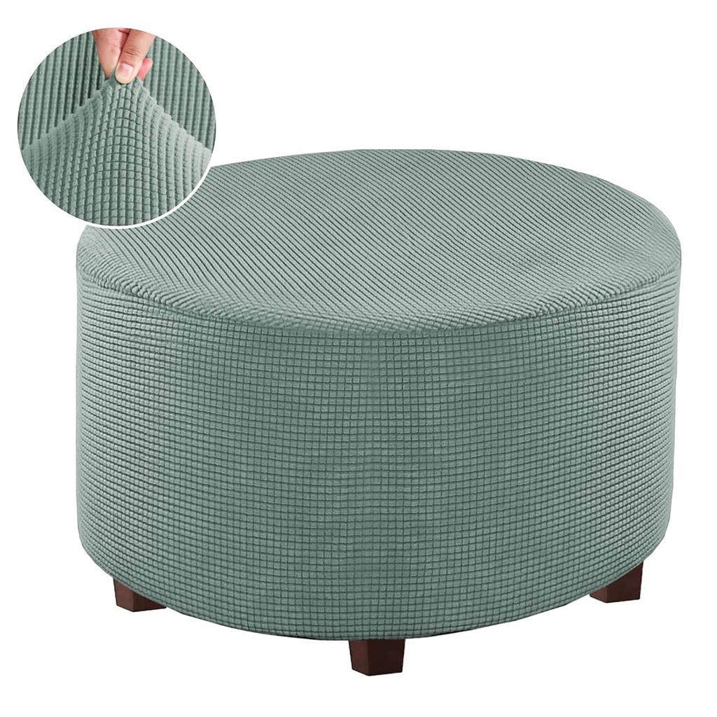 Stretch Ottoman Slipcovers Round Covers Removable Footstool Storage Protect For Living Room At Affordable S Free Real Reviews With Photos Joom Stretch Ottoman Slipcovers Round Covers, Round Ottoman Slipcover