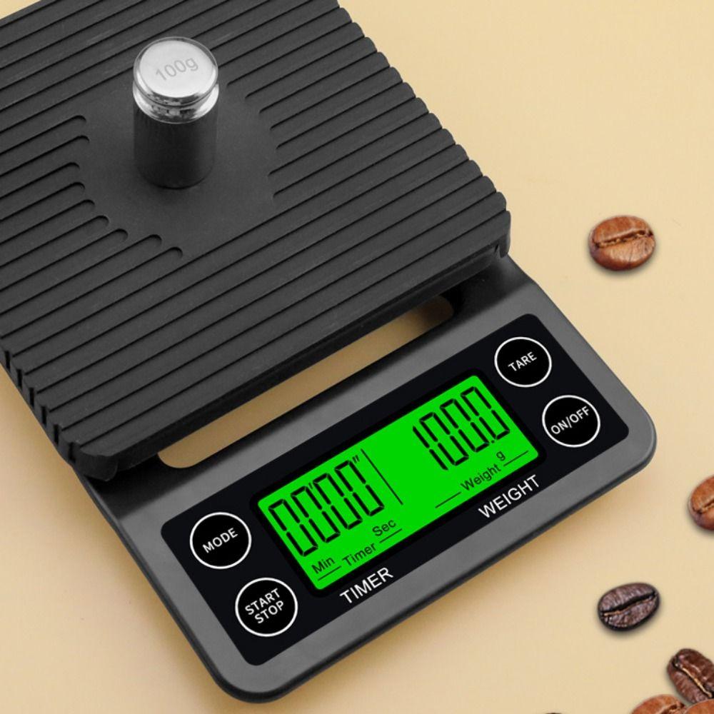 High Accuracy Kitchen Scale LCD Display Digital Scale Portable Coffee Scale  Home