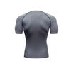 Herren Fitness Muskelshirt Rundhals Eng Anliegend Sportliches T-Shirt Atmungsaktives Formendes T-Shirt