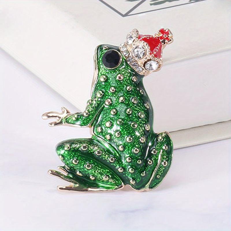 Frog Brooch Pin Fashion Animal Alloy Decorative Jewelry For Women Men