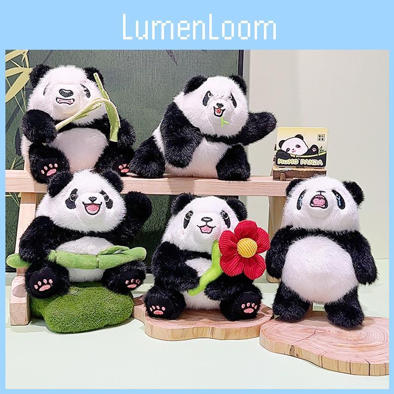 Fun And Playful Panda Plush Keychain Original Design Adorable Keychain For Collectors