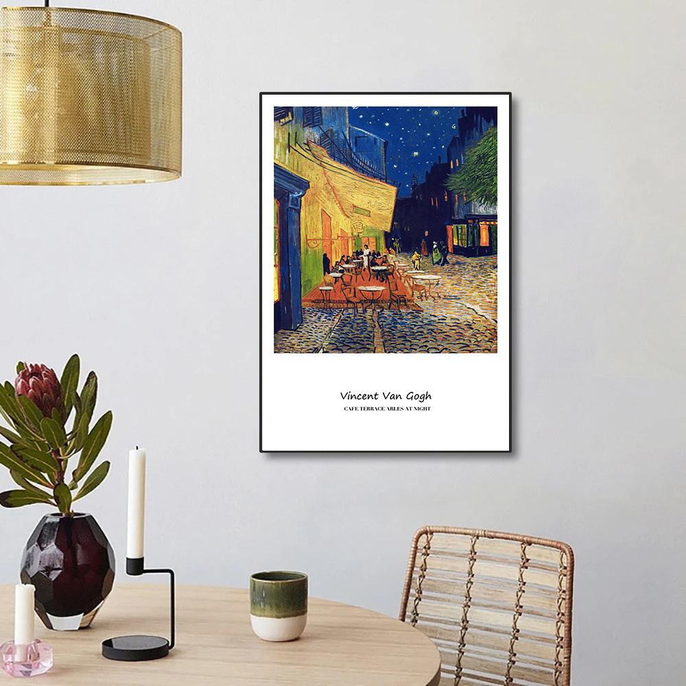 Vincent Van Gogh Writings Prints and Posters Great Work The Starry Night Canvas Painting Decorations for Living Room Wall Art