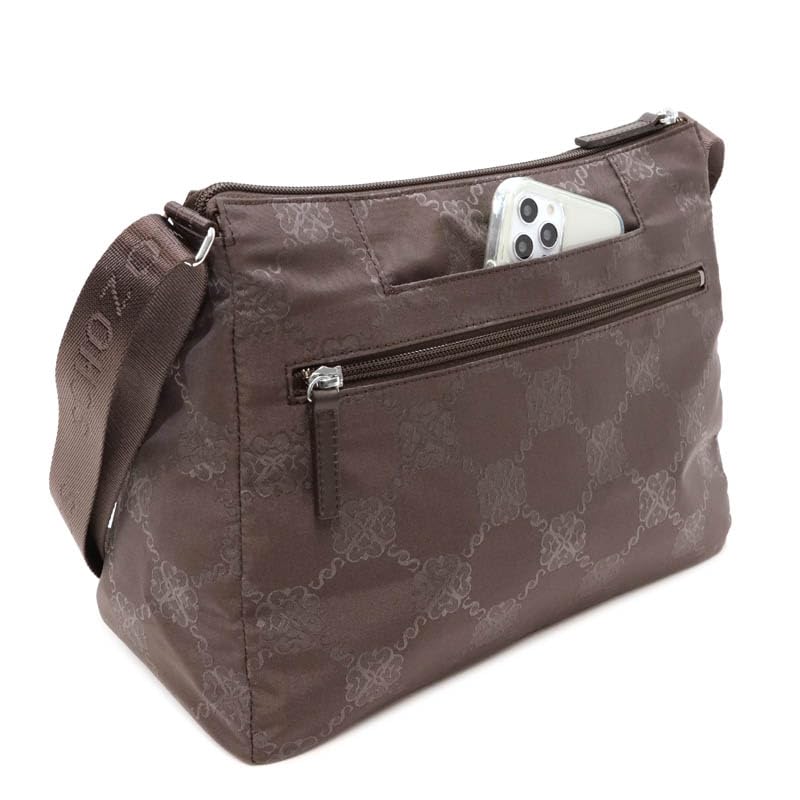 SCHOZON Lieto Shoulder Bag Dark Brown 11-2002 Women's