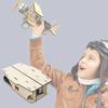 Wooden Diy Physics Class Paper Airplane Launcher Material Pack For Kids Science Experiment