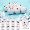 10pcs Party Favors Pack  Christmas Snowmen Balls Toys:Festive Ornaments, Festive Crafts,Holiday Shoppers, Family Celebrations