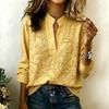 Spring and autumn new solid color V-neck long-sleeved temperament versatile casual women's T-shirt top