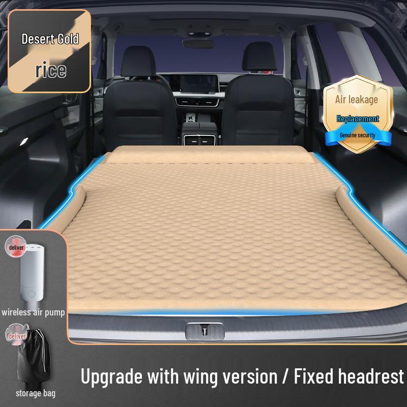 Car Inflatable Mattress for Trunk and Rear Seat - Suitable for SUVs, Foldable Sleeping Pad