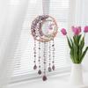 Hand-Woven Wind Chimes Life Tree Dream Crystal Wind Chime Crystal Stone Room Decoration Engraving Christmas