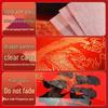 New Year Red Xuan Paper with Gold Flakes for Calligraphy