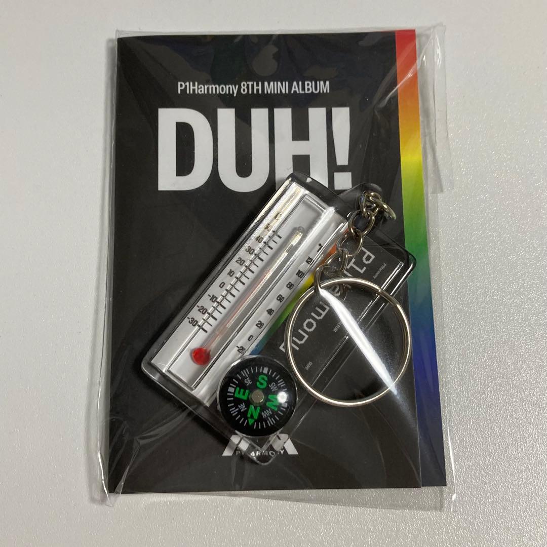 [USED] P1Harmony DUH! Korea Pop-up Keyring (No Photocard)