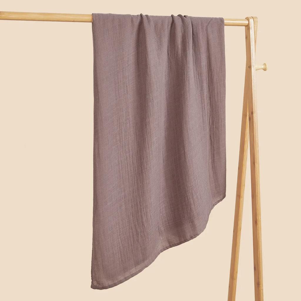 Baby Swaddle Bamboo Cotton Blanket Wrap Gauze Feeding Scraf Burp Cloths Bath Towel Baby Swaddle Small Size Solid Color BabyStuff