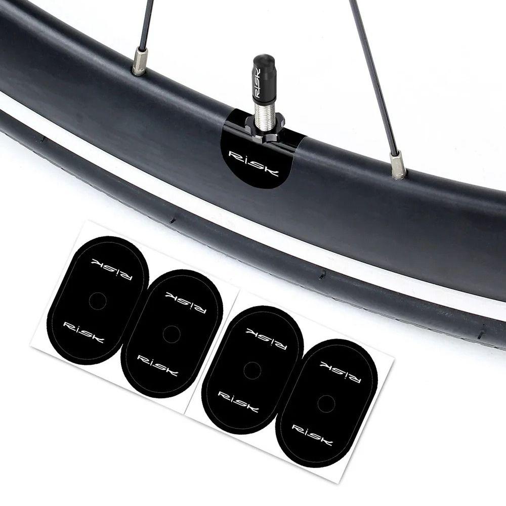 10pcs Aero Wheelset Sticker Protective Presta Valve Sticker Track Wheel Sticker  Cycling Gear