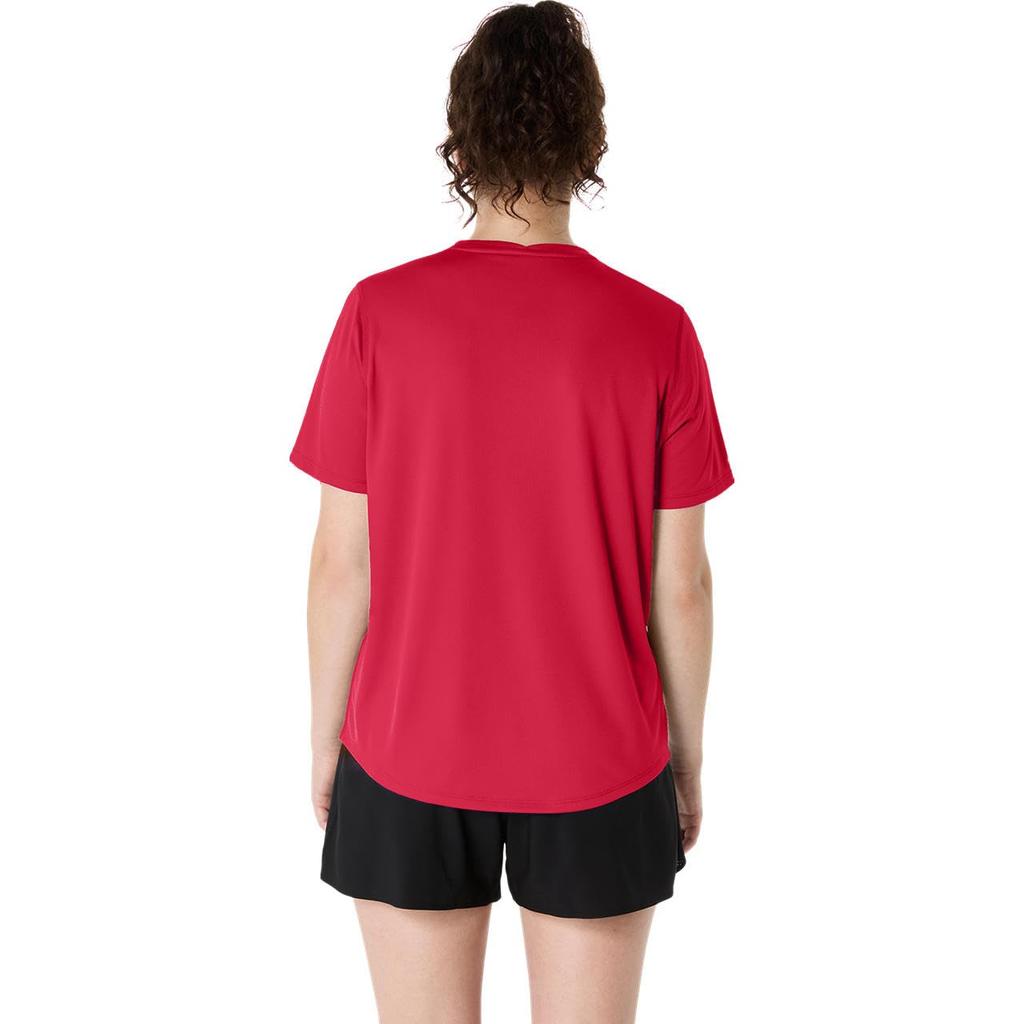 Running Wear SILVER SS TOP 2012D144 602 M [ASICS] Women's (SPEED RED)
