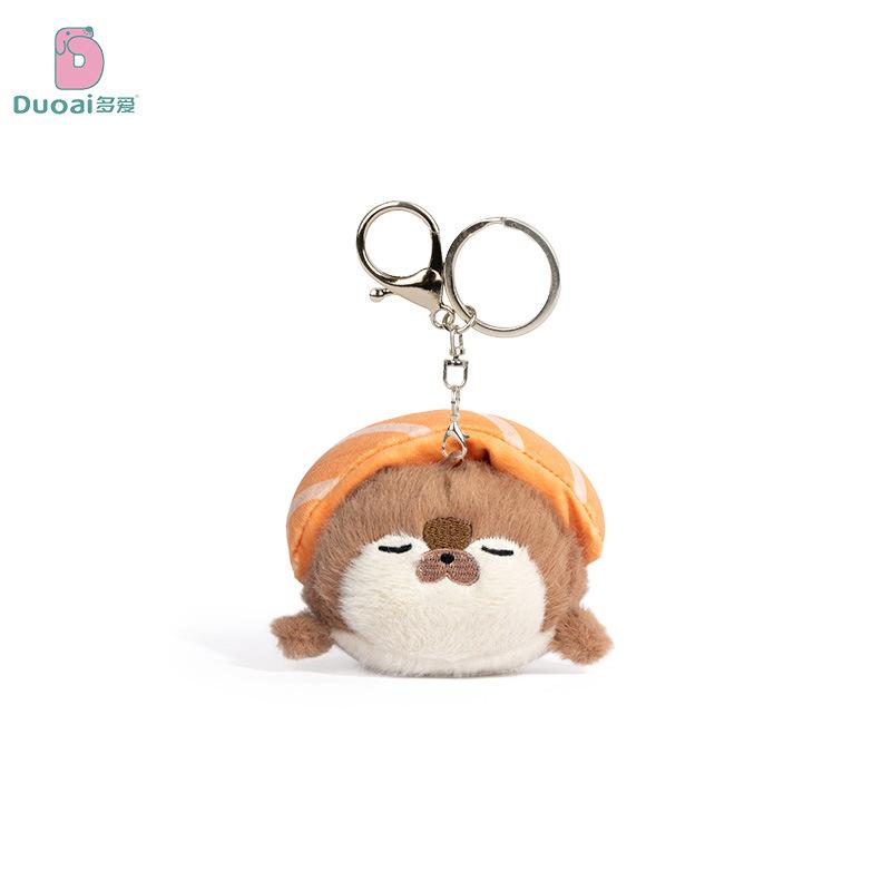 Sushi Pluche Otter Knuffeldier, Zacht Kussen, Schattig Poppen Speelgoed Cadeau voor Vriend Vriendin Verjaardag