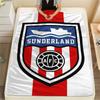 1PC Sunderland Association Football Club Patterned Flannel Blanket Suitable For All Seasons for Home Decor Warmth and Comfort Gifts Holiday Present