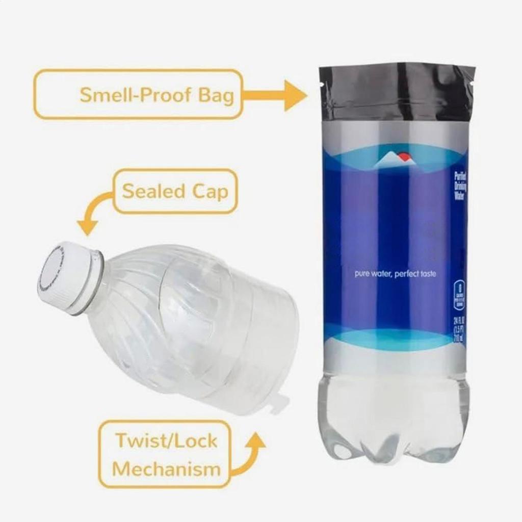 Bouteille d'eau Contenant Secret pour Stash Créatif Inserts pour Argent Contenant Stash Contenant Sûr Pour Cacher Stash Argent Liquide Pilules Boîte