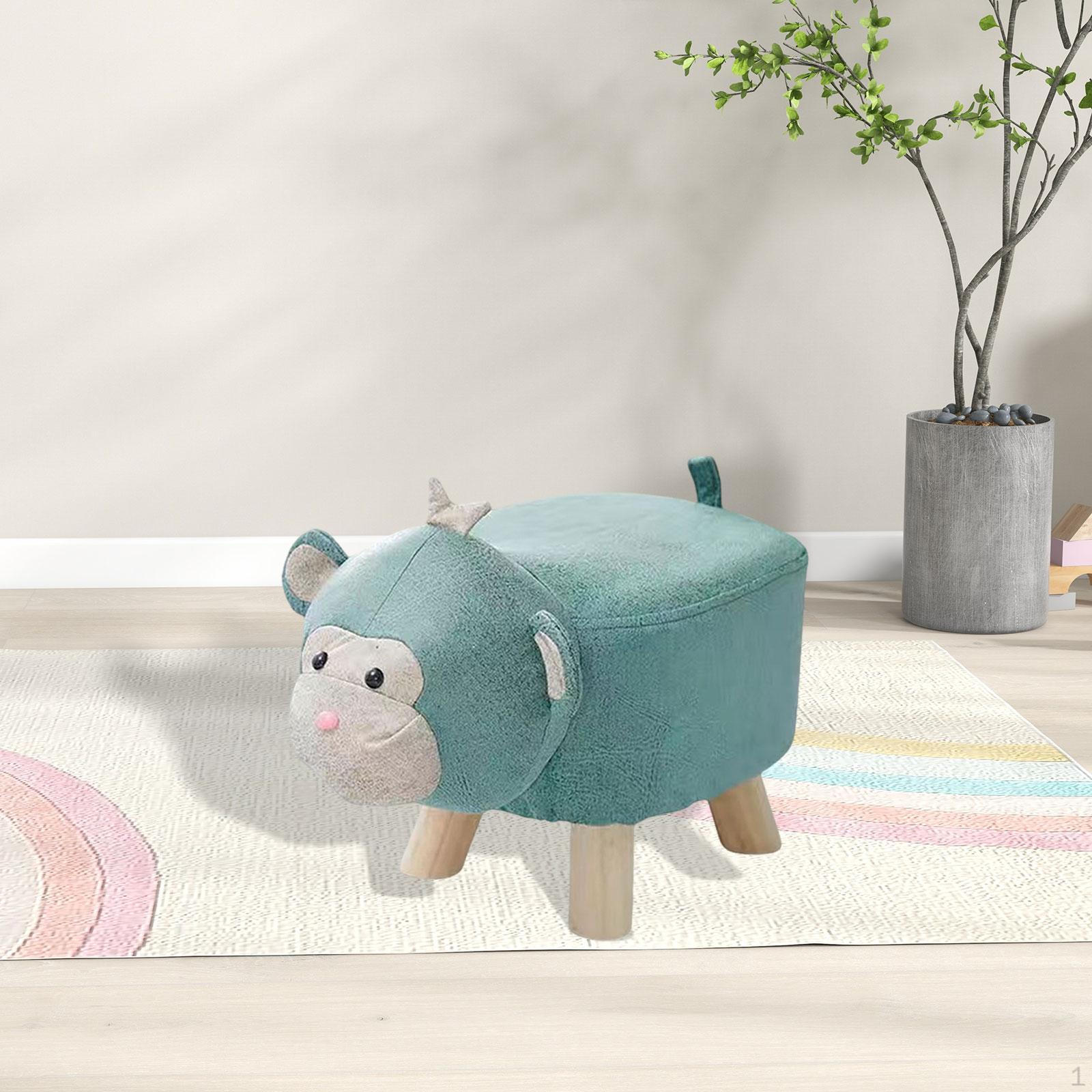 Животное Подставка для ног Подставка для ног Мультяшный Креативный Форма Пеленальный табурет Пуф Кресло для Monkey 1754₽