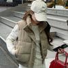 Women's Korean Style Corduroy Cotton Vest - Winter 2026 Loose Sleeveless Jacket