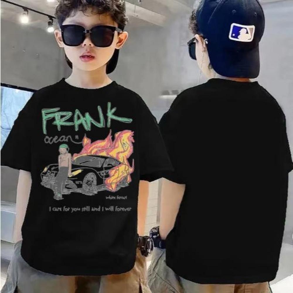 NELLY slogan short sleeved T-shirt, oversized white children's T-shirt