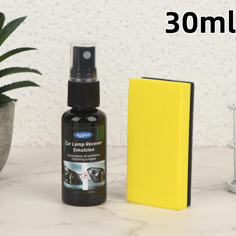 

Car Headlight Restoration Polishing Kits Headlamp Scratch Remover Repair Cleaning Paste Remove Oxidation Headlight Polish Liquid 30ml