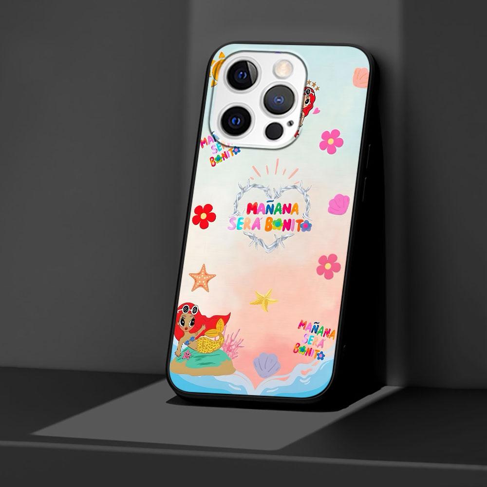 Karol G Manana Sera Bonito Case for Apple iPhone 14 11 16 Plus X XS 13 12 Mini XR 15 Pro Max Silicone Black Soft Phone Cover