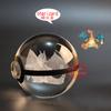 Night Light LED Lamp for Kids Present Engraved Poke Ball Crystal Pokeball Charizard
