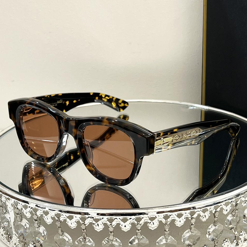 Acetat Sonnenbrille CAAN Herren Damen Ovaler Rahmen Top Qualität Luxus Mode Handgefertigt Japanisch Retro Outdoor Marke Brille UV400