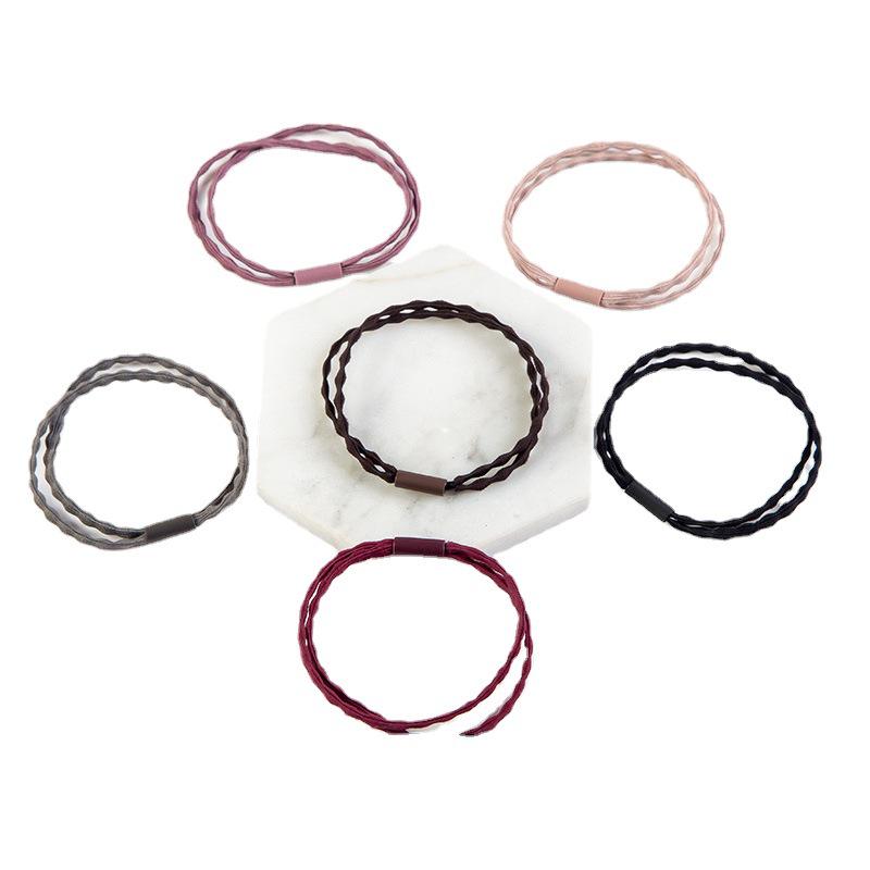 Korean & Japanese Style Hair Accessories: Scrunchies, Headbands, Leather Hair Ties, Ropes, Flowers.