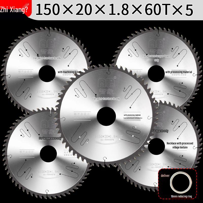 Woodworking Alloy Saw Blade 4-7 Inch, Paint-Free, Anti-Nail for Marble and Circular Saws