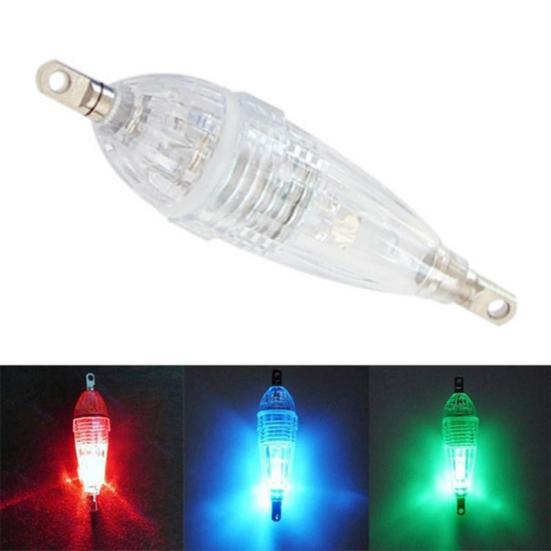 Mini LED Leuchtender Tiefsee-Tropfen Unterwasser-Tackle Angeln Tintenfischköder Licht Lampe