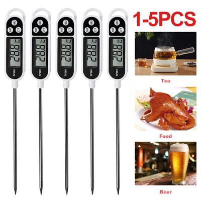1-5 STÜCK Lebensmittelthermometer TP300 Digitales Lebensmittelthermometer für Fleisch Kochen Lebensmittelsonde BBQ Sofortablesung Temperatur Küchenwerkzeuge