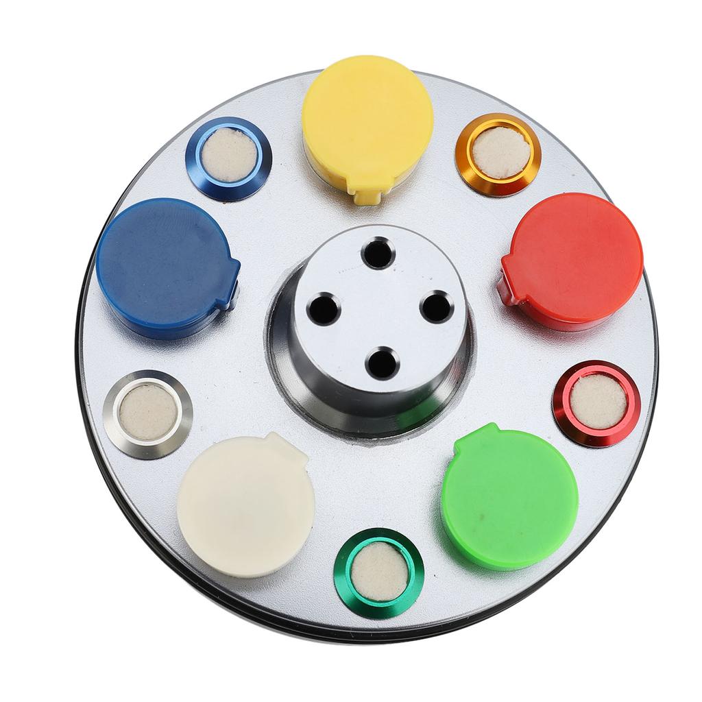 Watch Oil Dip Tool with Dust Cover 5 Dish Rotatable Repairing Tool Watch Grease Cup Holder for Watchmakers